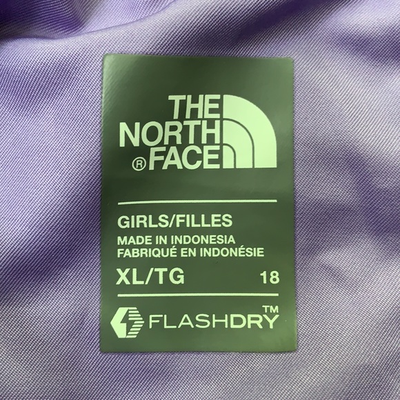 NEW NORTH FACE Girl’s Flashdry Shorts sz 18 - Picture 4 of 4